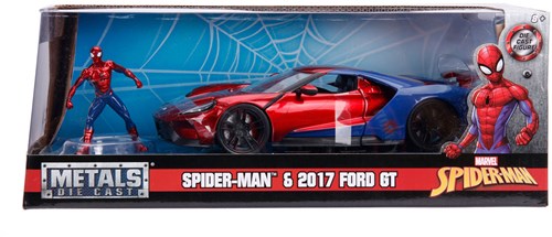 Jada Marvel Spiderman 2017 Ford GT 1:24