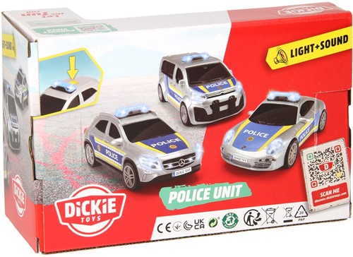 Dickie Polizeiauto Mercedes - Spielzeugauto für Kinder ab 3 Jahren-2