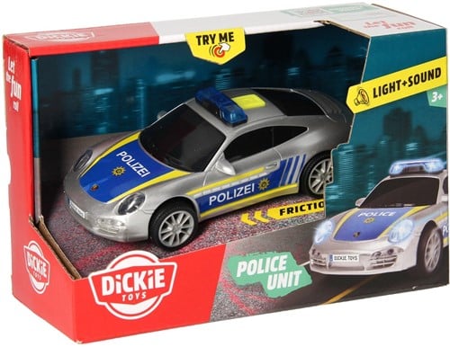 Dickie Polizeiauto Mercedes - Spielzeugauto für Kinder ab 3 Jahren