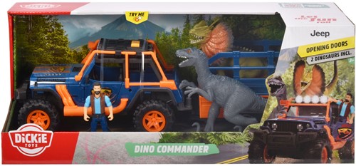Dickie Dino Jeep met Trailer Speelset