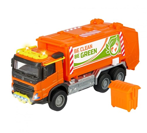 Majorette Volvo Müllwagen Spielzeugauto mit Licht und Sound 19 cm-2