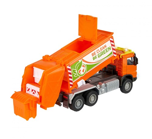 Majorette Volvo Müllwagen Spielzeugauto mit Licht und Sound 19 cm-3