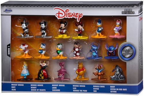 Jada Toys Disney Nano Wave 1 Verzamelfiguren, 18st.