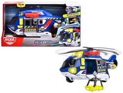 Dickie Spielzeug Rettungshubschrauber blau mit Licht und Sound