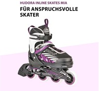 HUDORA Kinder Skeelers Mia Paars, Maat 33-36-2