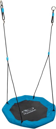 Hudora Nestschaukel Outdoor Octagon 90 cm blau ergonomisch