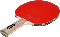 Hudora Tischtennisschläger rot - Pingpong Schläger für Kinder und Erwachsene