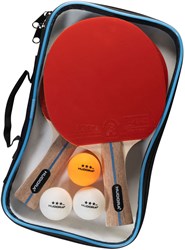 Hudora Tischtennisset - Pingpong-Set mit Schlägern und Bällen