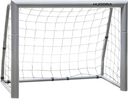Hudora Fußballtor Mini 120 cm - stabiles Stahlgestell für den Garten