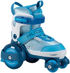 Hudora Rollschuhe Kinder Skates verstellbar blau Größe 26-29