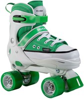 Hudora Rollschuhe Sneaker grün verstellbar Größe 32-35 Kinderskates