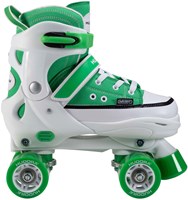 Hudora Rollschuhe Sneaker grün verstellbar Größe 32-35 Kinderskates-2