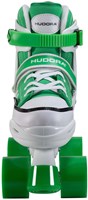 Hudora Rollschuhe Sneaker grün verstellbar Größe 32-35 Kinderskates-3