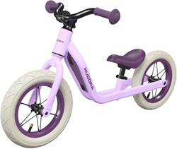 Hudora Laufrad 12 Zoll Lavendel - Aluminium Kinderfahrrad verstellbar