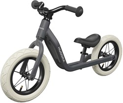 Hudora Laufrad 12 Zoll - Aluminium grau - verstellbarer Sattel