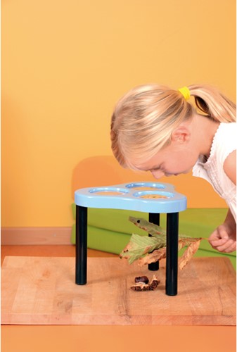 Eduplay Standlupe - Spielzeuglupe für Kinder - 3-in-1 Vergrößerungsglas
