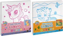 Canvas Malset Kinder - Moxy male dein eigenes Canvas 19,5x19,5cm kreatives Spielzeug