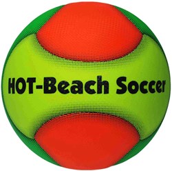 HOT Sports + Toys Strandfußball Beach Größe 5 bunter Fußball