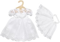 Heless Puppen Brautkleid mit Schleier - Puppenkleidung 35-45 cm Hochzeit