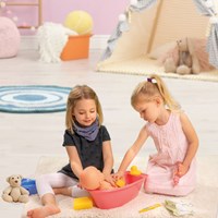 Heless Puppenbad rosa mit Zubehör - Badewannenset für Babypuppen-3