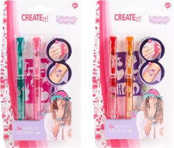 Create it! Tattoo Duftstifte Set - temporäre Tattoo Stifte für Kinder