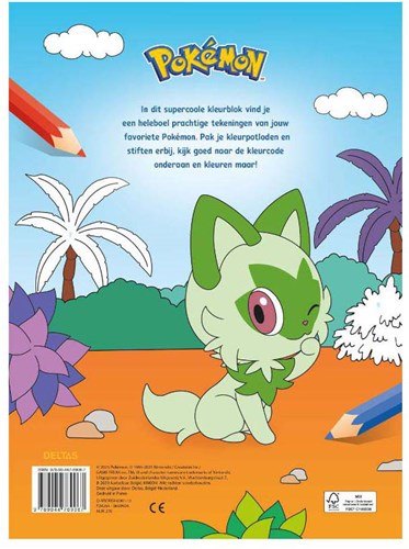 Deltas Pokémon Malbuch nach Zahlen - Ausmalspaß für Kinder-2