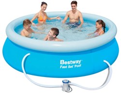 Bestway Pool Fast Set rund 305x76 cm mit Filterpumpe