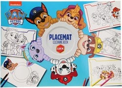Paw Patrol Tischset-Malbuch 12 Seiten