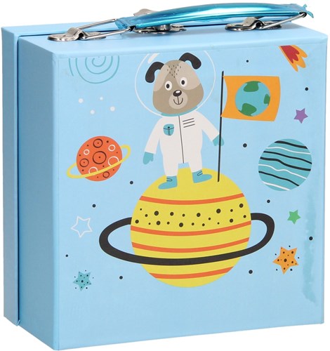 Kinderkofferset 2in1 Einhorn Motiv - bunte Spielzeugkoffer Set-3