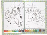Boek Specials Nederland Malbuch Lion King mit 12 Farbstiften-2