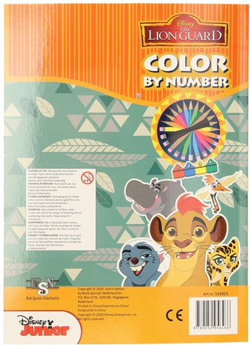 Boek Specials Nederland Malbuch Lion King mit 12 Farbstiften-3