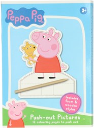 Peppa Pig Prickelblock für Kinder mit Prickelmatte und Prickelnadel