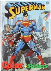 Warner Bros Color Kleurboek Superman met Stickers