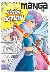 Boek Specials Nederland Manga Malbuch mit Stickern für Kinder