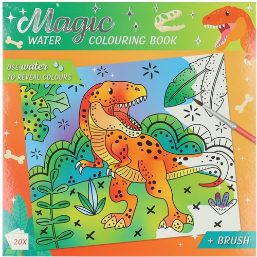 Johntoy magischer Wasserfarben Dino Malblock - kreatives Spielzeug