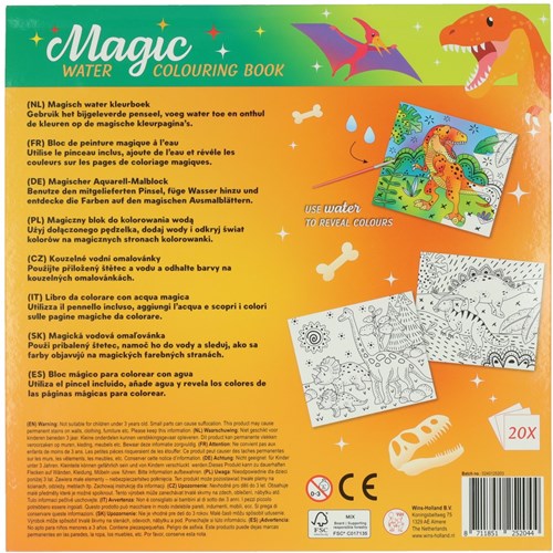 Johntoy magischer Wasserfarben Dino Malblock - kreatives Spielzeug-2