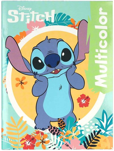 Boek Specials Nederland Malbuch Stitch mit Vorlagen 32 Seiten Disney