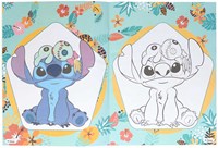 Boek Specials Nederland Malbuch Stitch mit Vorlagen 32 Seiten Disney-2