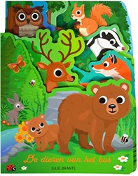 Johntoy Kartonbuch Waldtiere robustes Pappbuch Kleinkinder 3 Jahre