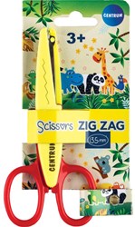 Centrum Zickzack Bastelschere für Kinder 13,5 cm Papier schneiden
