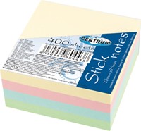 Center Stick Notes Pastell 400 Blatt 76x76mm 80443