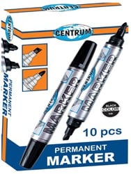 Centrum 10 Permanentmarker schwarz 2-seitig 84120