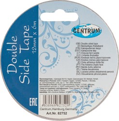 Doppelseitiges Klebeband in der Mitte 12 mm x 6 m 82752