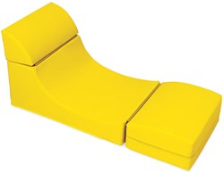 Softplay loungebankje GEEL