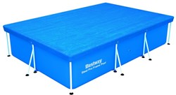 Bestway Pool Abdeckplane rechteckig 300x201 cm blau Cover