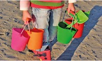 Eduplay Eimer flexibel unzerbrechlich bunt Sandspielzeug-3