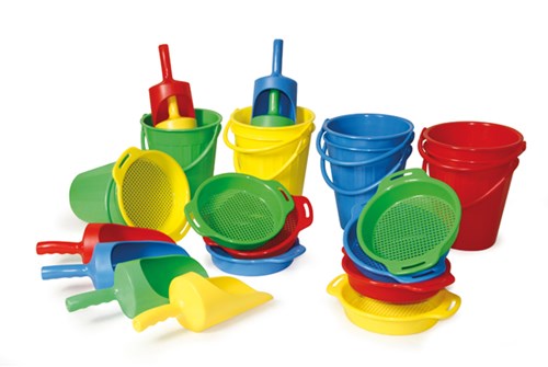 Eduplay Sandspielzeug Set - 24-teilig - buntes Strandspielzeug