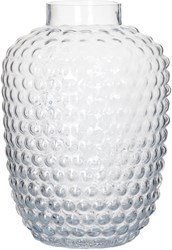 OttoSimon Vase Bubble Glas Dekoration klar 25cm Blumen Vase