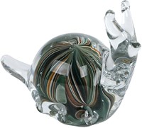 Sculptuur Schnecke Dekoration Glas Mehrfarbig 12,5x6,5x9,5cm Spielzeug