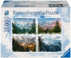 Ravensburger Märchenschloss in 4 Jahreszeiten